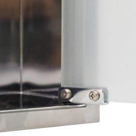 2 Fächer Medizinschrank Apothekerschrank Arzneischrank Hausapotheke Edelstahl QEENTOE