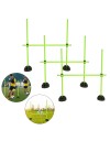 Grün Sprungstangen-Set Agility Trainingshilfe Training Ausdauer für Sprungkraft QEENTOE