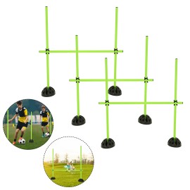 Grün Sprungstangen-Set Agility Trainingshilfe Training Ausdauer für Sprungkraft QEENTOE