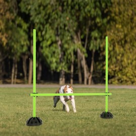 Grün Sprungstangen-Set Agility Trainingshilfe Training Ausdauer für Sprungkraft QEENTOE