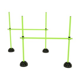 Grün Sprungstangen-Set Agility Trainingshilfe Training Ausdauer für Sprungkraft QEENTOE