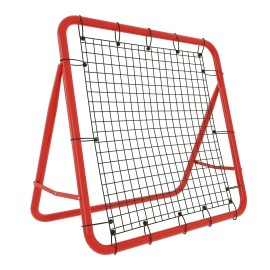 Trainingsnetz Fußball Kickback Tor Rückprallwand Rebounder Einstellbar Winkel QEENTOE