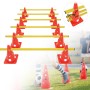 Agility Steckhürden-Set Kegelhürden 100cm Kindertraining Rot Hundetraining Gelb QEENTOE