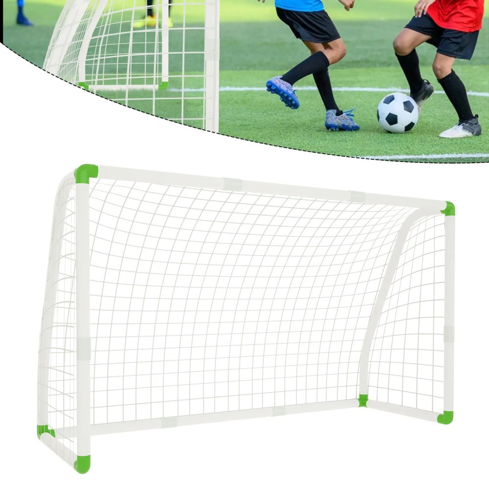 245x90x155cm Fußballtornetz Fussballtor Fußballtore Fußballnetz Fußball Tor PVC QEENTOE