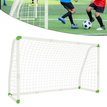 245x90x155cm Fußballtornetz Fussballtor Fußballtore Fußballnetz Fußball Tor PVC QEENTOE