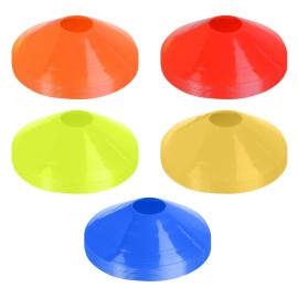 50 Stück Markierungsscheiben Markierungshütchen Markierungsteller Pylonen Φ 20cm QEENTOE