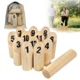 Kubb Wikingerschach Wurfspiel Spiel Schwedenschach Outdoor Party Camping Familie QEENTOE