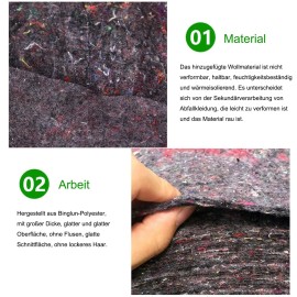 Malervlies 1m x 50m Abdeckvlies 50qm Gewicht 180g Abdeckvlies Schutzvlies mit PE-Beschichtung für Maler Tapezierarbeiten Heimwerker Malerfilz auf Rolle QEENTOE