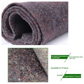 Malervlies 1m x 50m Abdeckvlies 50qm Gewicht 180g Abdeckvlies Schutzvlies mit PE-Beschichtung für Maler Tapezierarbeiten Heimwerker Malerfilz auf Rolle QEENTOE