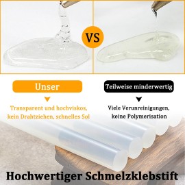 4KG Heissklebestifte Klebestifte Heißkleber Klebepatrone 11mmx 200mm Klebesticks QEENTOE