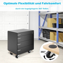 2pcs Möbelroller Transportroller Transporthilfe Umzugsroller Rollbrett Max 200kg QEENTOE